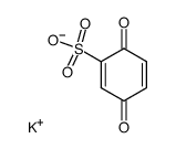 3,6-二氧环己-1,4-二烯-1-磺酸钾盐 结构式