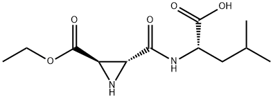 2-Aziridinecarboxylic acid, 3-[[[(1S)-1-carboxy-3-methylbutyl]amino]carbonyl]-, 2-ethyl ester, (2R,3R)- (9CI) 结构式