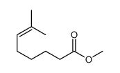 6-Octenoic acid, 7-methyl-, methyl ester 结构式