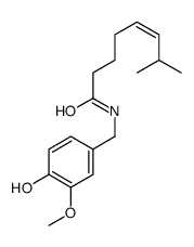 5-Octenamide,N-[(4-hydroxy-3-methoxyphenyl)methyl]-7-methyl-, (Z)- (9CI) 结构式