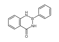 2-苯基-2,3-二氢苯并[d][1,3,2]二氮杂硼杂环己烷-4(1H)-酮 结构式