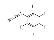 1-叠氮基-2,3,4,6-四氟-5-碘苯 结构式