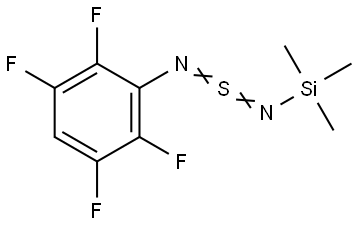 Silanamine, 1,1,1-trimethyl-N-[[(2,3,5,6-tetrafluorophenyl)imino]-λ4-sulfanylidene]- 结构式