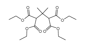 2,2-二甲基-1,1,3,3-丙烷四羧酸四乙酯 结构式
