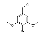 2-溴-5-(氯甲基)-1,3-二甲氧基苯 结构式