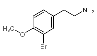 2-(3-溴-4-甲氧基苯基)乙胺 结构式