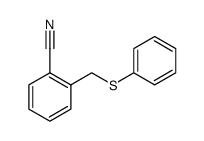 2-(苯硫基甲基)苯甲腈 结构式