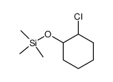 顺式-[(2-氯环己基)氧基]三甲基硅烷 结构式