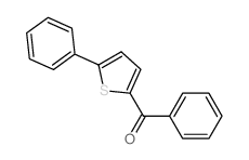 苯基(5-苯基-2-噻吩基)甲酮 结构式