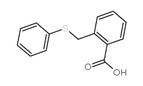 2-苯基巯甲基苯甲酸 结构式