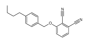 3-[(4-丁基苯基)甲氧基]-1,2-苯二甲腈 结构式