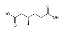 (R)-3-甲基己二酸 结构式