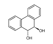 9,10-Phenanthrenediol, 9,10-dihydro-, (9R,10R)- 结构式