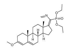 Phosphonic acid, P-[isocyano[(17E)-3-methoxyandrosta-3,5-dien-17-ylidene]methyl]-, diethyl ester 结构式