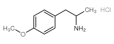 1-(4-甲氧基苯基)-2-丙胺 结构式