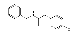 4-[2-[(苄基氨基)丙基]]苯酚 结构式