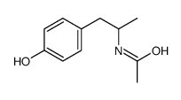 Acetamide, N-[2-(4-hydroxyphenyl)-1-methylethyl]- 结构式