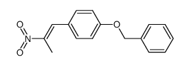 1-(4-苄氧基苯基)-2-硝基丙烯 结构式