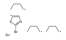 2-Bromo-5-(tributylstannyl)thiazole 结构式