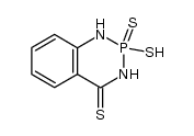 1,3,2-Benzodiazaphosphorine-4(1H)-thione, 2,3-dihydro-2-mercapto-, 2-sulfide (9CI) 结构式