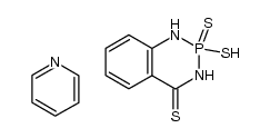 2-巯基-2-硫代-2,3-二氢-1H-2λ5-苯并[1,3,2]二氮杂磷杂苯-4-硫酮吡啶鎓盐 结构式