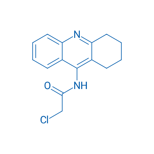 Acetamide, 2-chloro-N-(1,2,3,4-tetrahydro-9-acridinyl)- 结构式