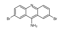 2,7-二溴-9-吖啶胺 结构式