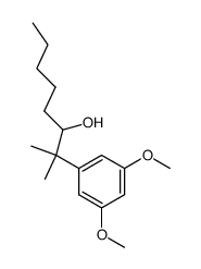 Benzeneethanol, 3,5-dimethoxy-β,β-dimethyl-α-pentyl- 结构式