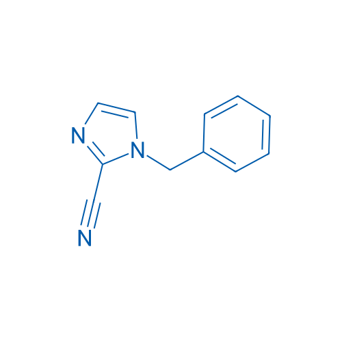 1-苄基-1H-咪唑-2-甲腈 结构式