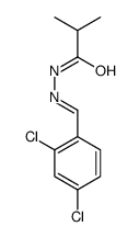 2-甲基丙酸-2-[(2,4-二氯苯基)亚甲基]酰肼 结构式