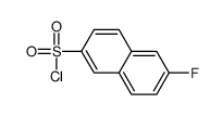 6-氟萘-2-磺酰氯 结构式