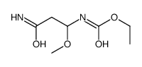 Carbamic acid, (3-amino-1-methoxy-3-oxopropyl)-, ethyl ester 结构式