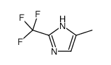 4-甲基-2-(三氟甲基)-1H-咪唑 结构式