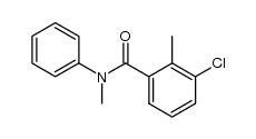 3-氯-N,2-二甲基-N-苯基苯甲酰胺 结构式
