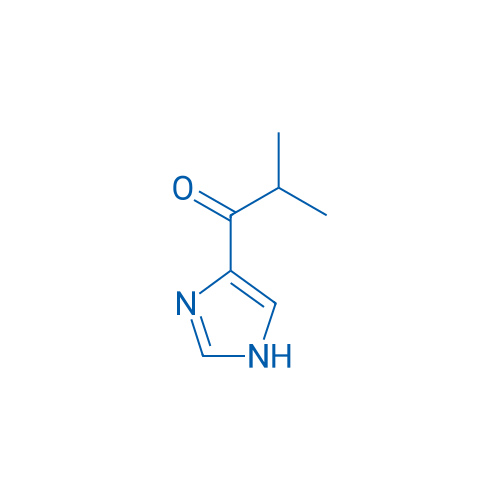 1-(1H-咪唑-4-基)-2-甲基丙-1-酮 结构式