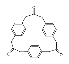 Tetracyclo[17.2.2.25,8.212,15]heptacosa-5,7,12,14,19,21,22,24,26-nonaene-3,10,17-trione 结构式