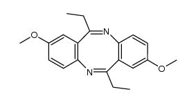 Dibenzo[b,f][1,5]diazocine, 6,12-diethyl-2,8-dimethoxy- 结构式