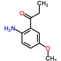 1-(2-氨基-5-甲氧基苯基)-1-丙酮 结构式