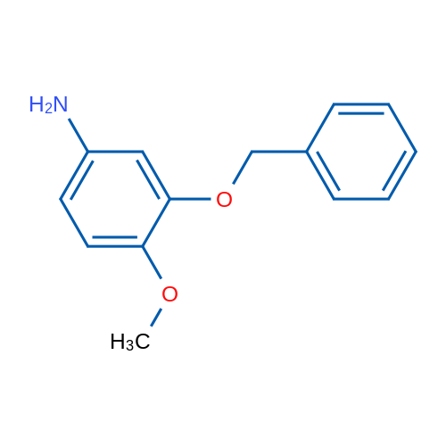 3-苄氧基-4-甲氧基苯胺 结构式