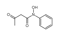 N-羟基-3-氧代-N-苯基丁酰胺 结构式