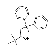 2-Butanol, 3,3-dimethyl-1-(methyldiphenylsilyl)- 结构式