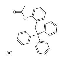 Phosphonium, [[2-(acetyloxy)phenyl]methyl]triphenyl-, bromide (1:1) 结构式