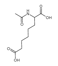 2-乙酰氨基辛二酸 结构式