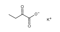Butanoic acid, 2-oxo-, potassiuM salt 结构式