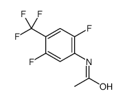 N-[2,5-二氟-4-(三氟甲基)苯基]乙酰胺 结构式