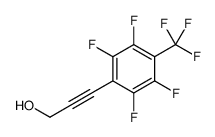 2-Propyn-1-ol, 3-[2,3,5,6-tetrafluoro-4-(trifluoromethyl)phenyl]- 结构式