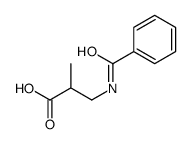 3-(benzoylamino)-2-methylpropionic acid 结构式