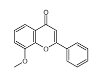 8-甲氧基-2-苯基色酮 结构式