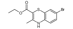 4H-1,4-Benzothiazine-2-carboxylic acid, 7-bromo-3-methyl-, ethyl ester 结构式