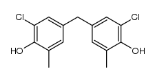 4,4'-亚甲基双(6-氯邻甲酚) 结构式